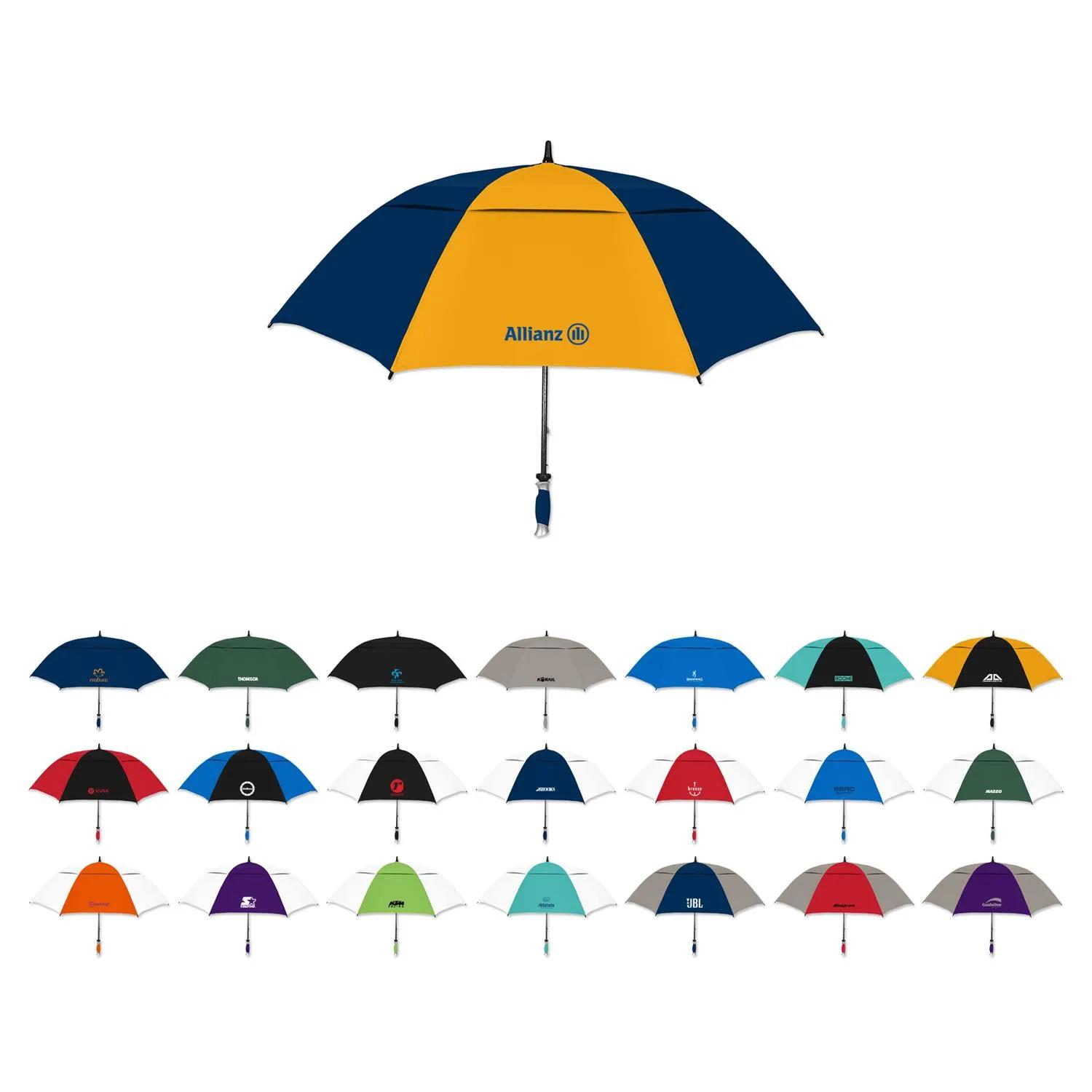 Golf Umbrella Hurricane Vented Fiberglass Pro Quality