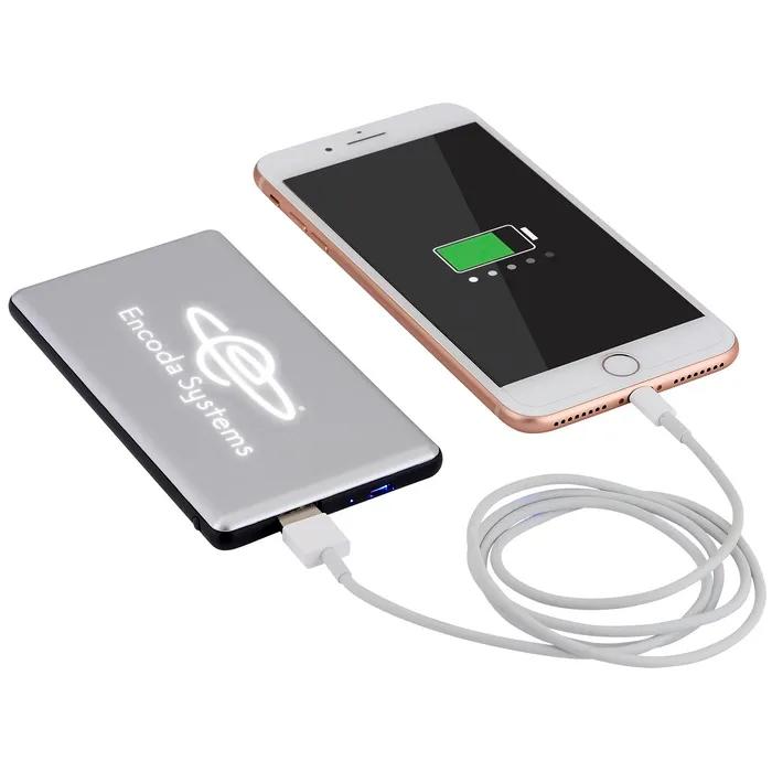 UL Certified Glow Power Bank – 4000 mAh - product view 3