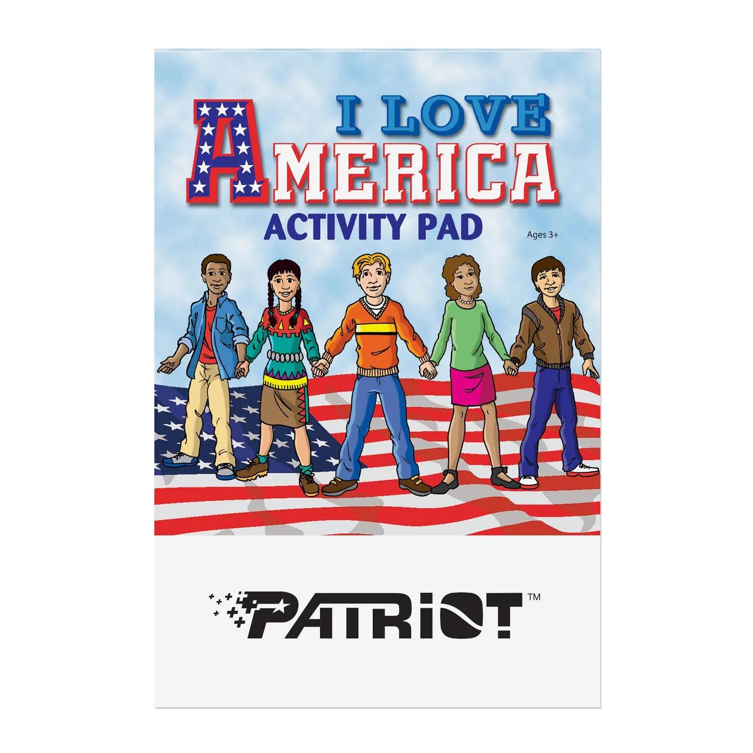 America Activity Pad Patriotic Games Mazes Puzzles