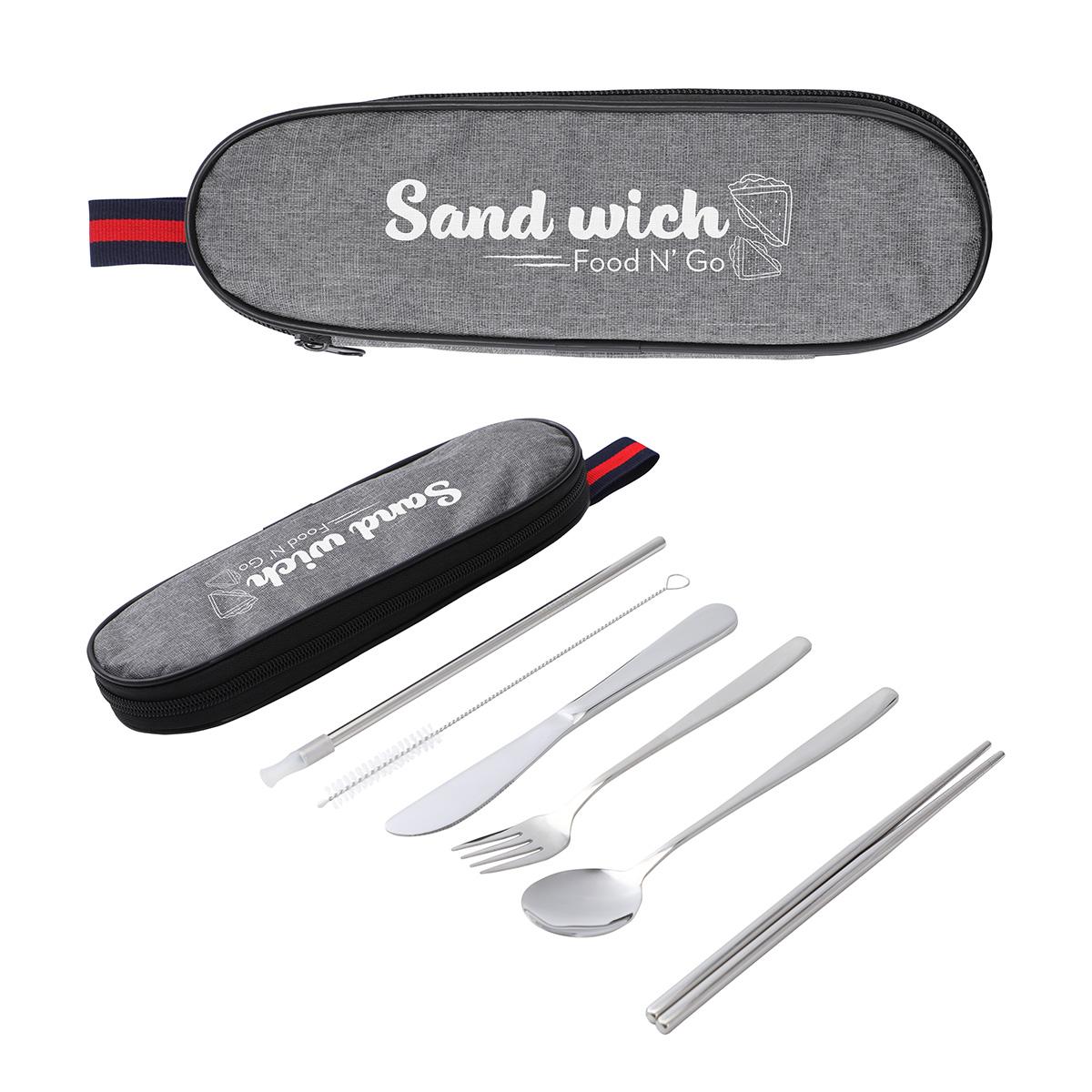 Stainless Steel Cutlery Set In Oxford Case