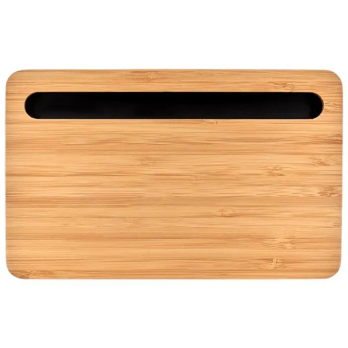 5W Bamboo Desktop Wireless Charger - product view 9