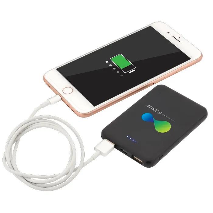 UL Certified Dual Port HD Power Bank – 5000 mAh - product view 3