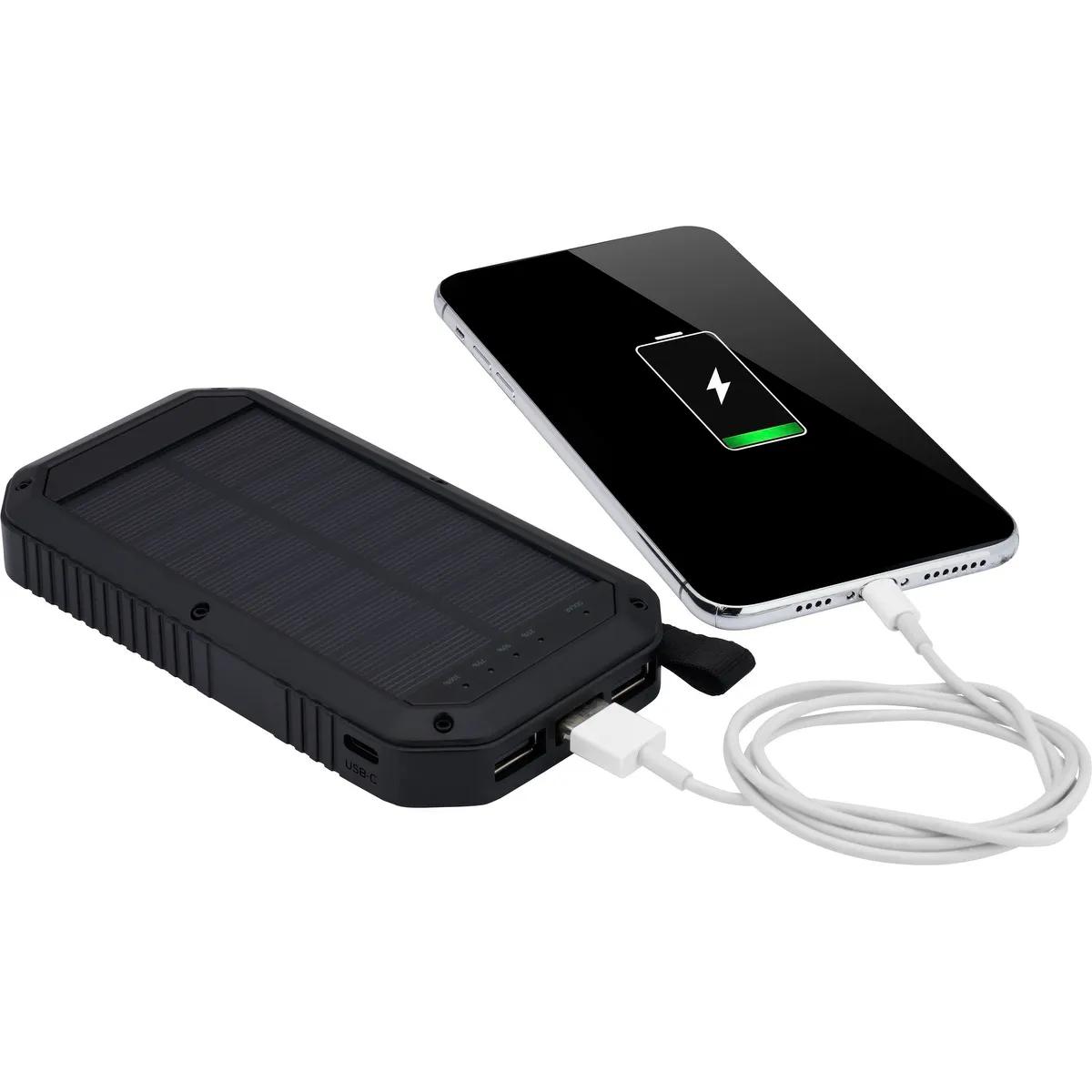 Trio Port Solar Charge LED Power Bank 8,000mAh - product view 8