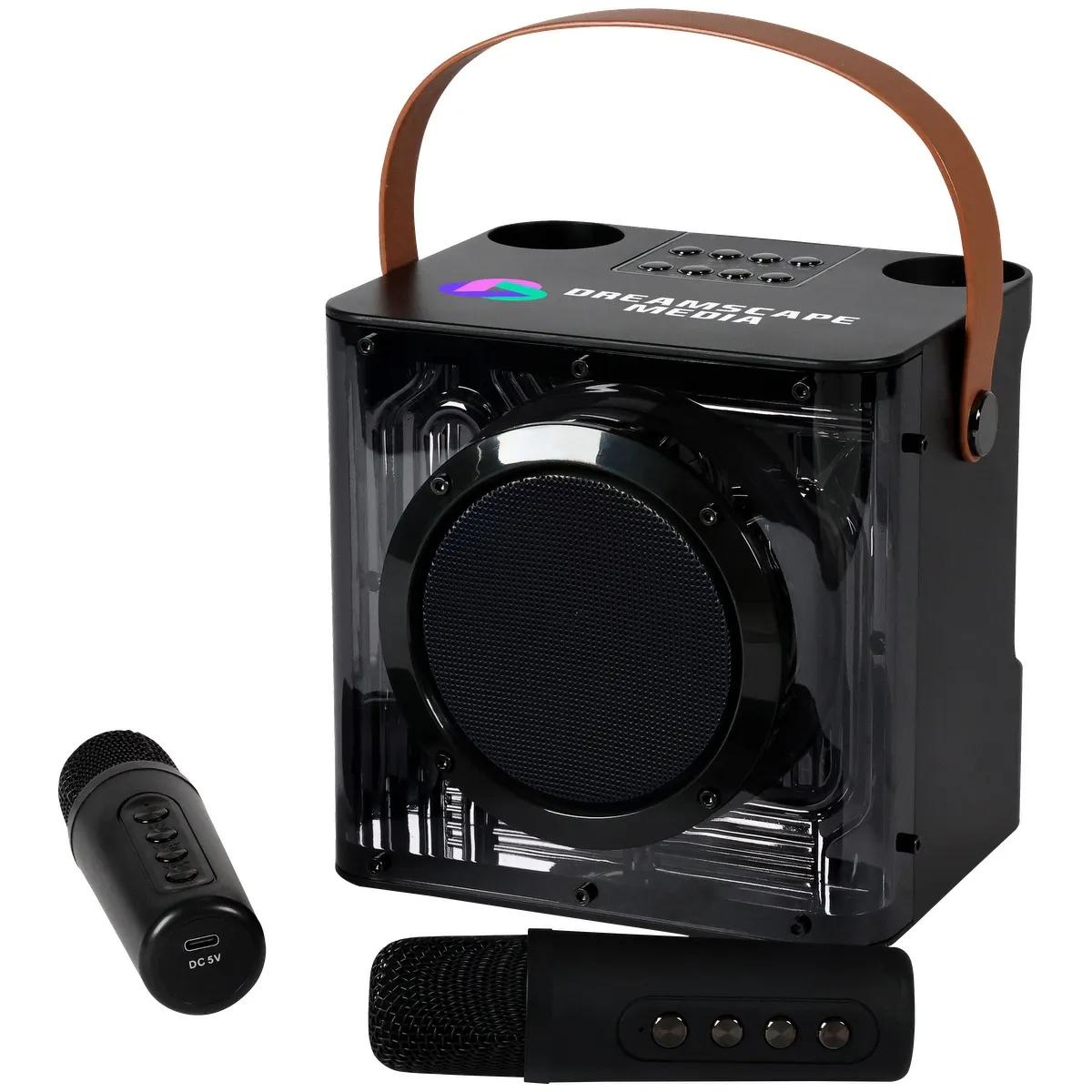 15W Karaoke Wireless Speaker with 2 Mics - product view 8