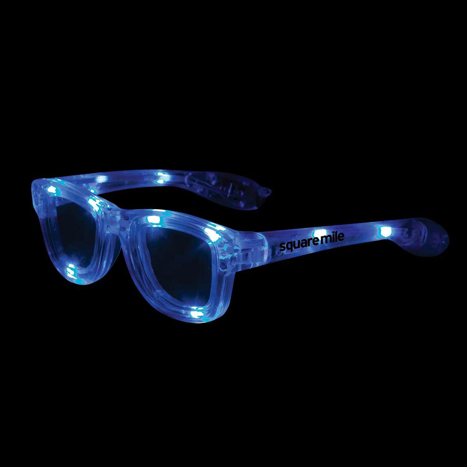 LED Sunglasses Light Up Iconic Style One Size Fits - product view 2