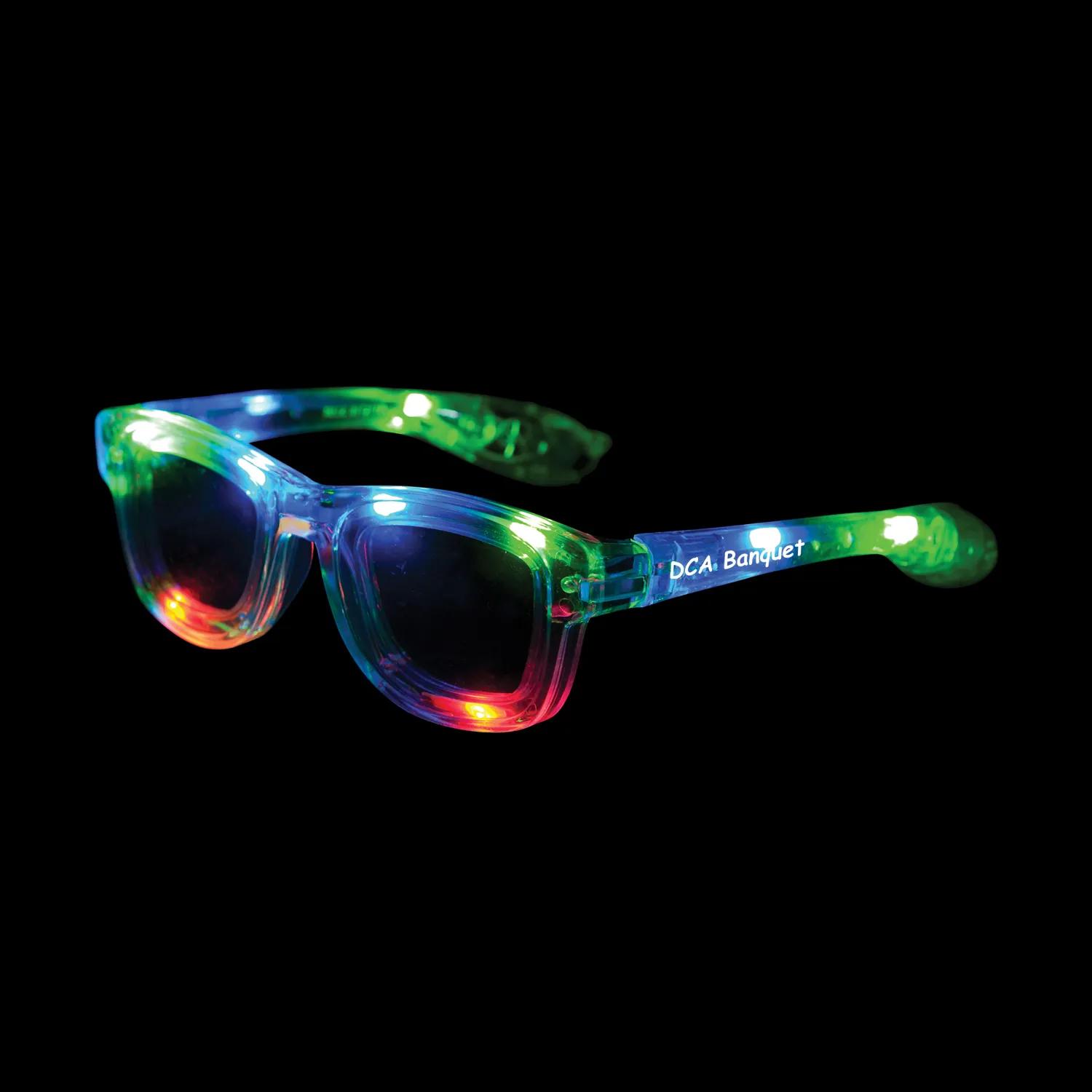 LED Sunglasses Light Up Iconic Style One Size Fits - product view 3
