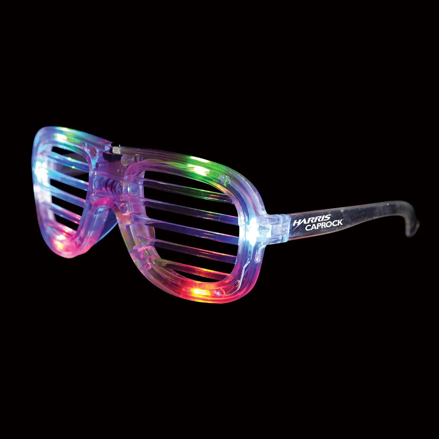 LED Slotted Glasses Light Up Promotional Events