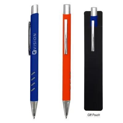 Pen Rubberized Aluminum Unique Grip - 5.5 in