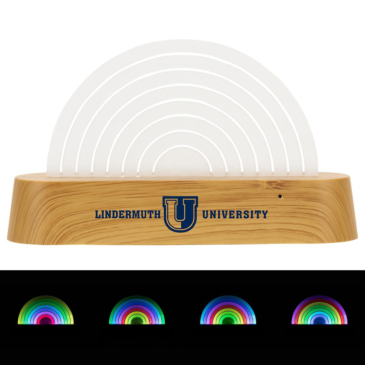 Rainbow Sound-Reactive LED Ambient Light - promotional product with custom logo