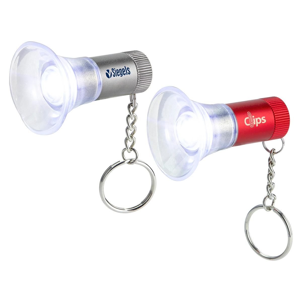 Spider LED Aluminum + Silicone Keylight - promotional product with custom logo