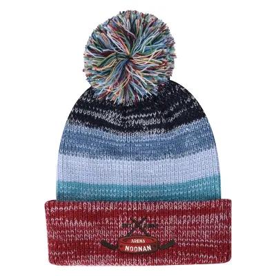Beanie Acrylic Pom with Cuff Aura (One Size)