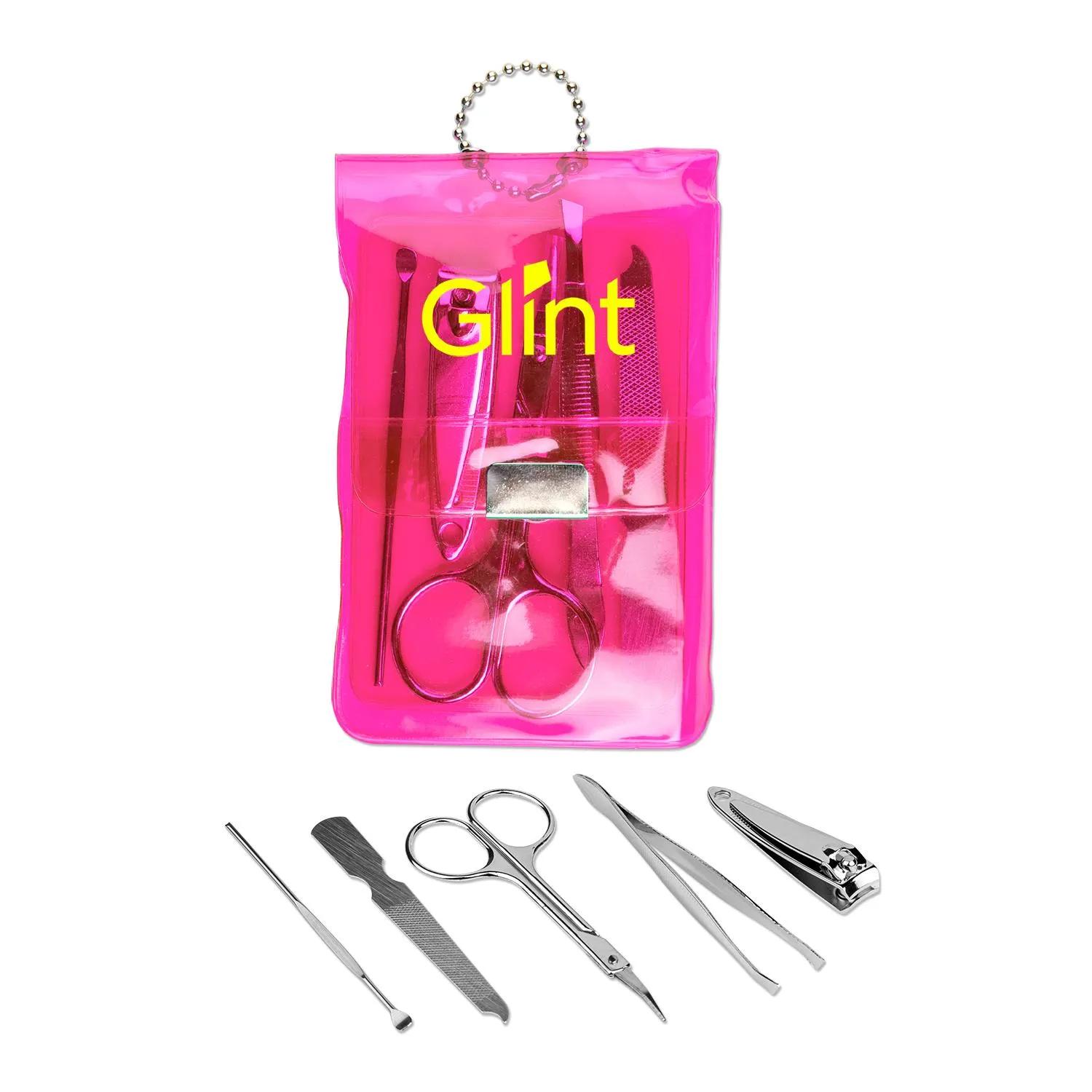 Manicure Set Travel Kit with Pouch 5 Tools - product view 2