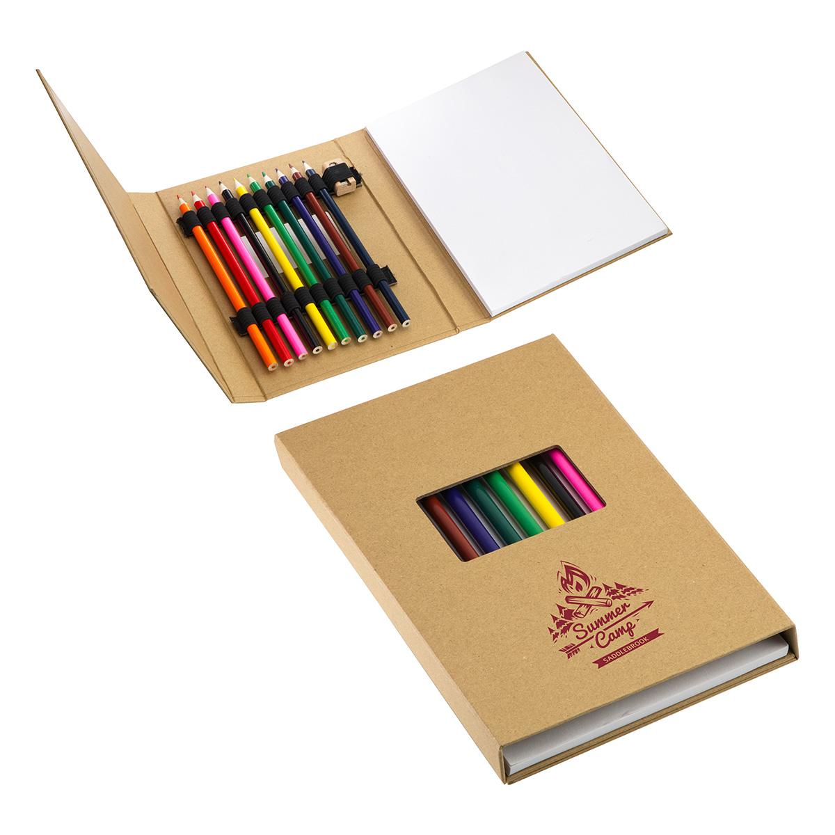 Artisan Sketch Pad with 10-Piece Colored Pencil Set