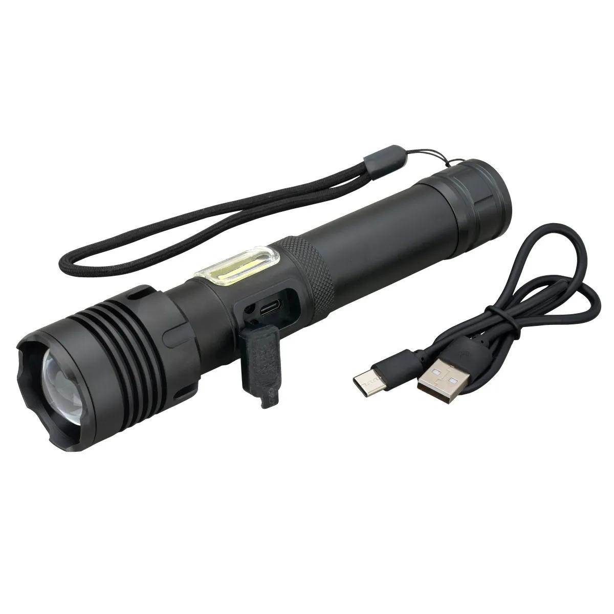 Rechargeable 15W P50/COB Flashlight - product view 4