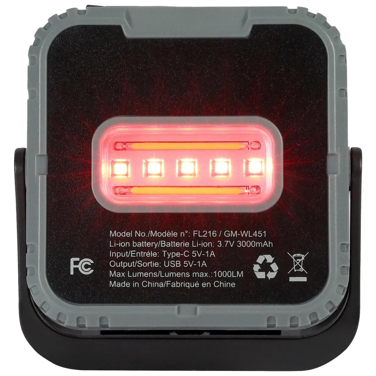 Rechargeable 10W COB/LED Trio Ready Worklight - product view 7