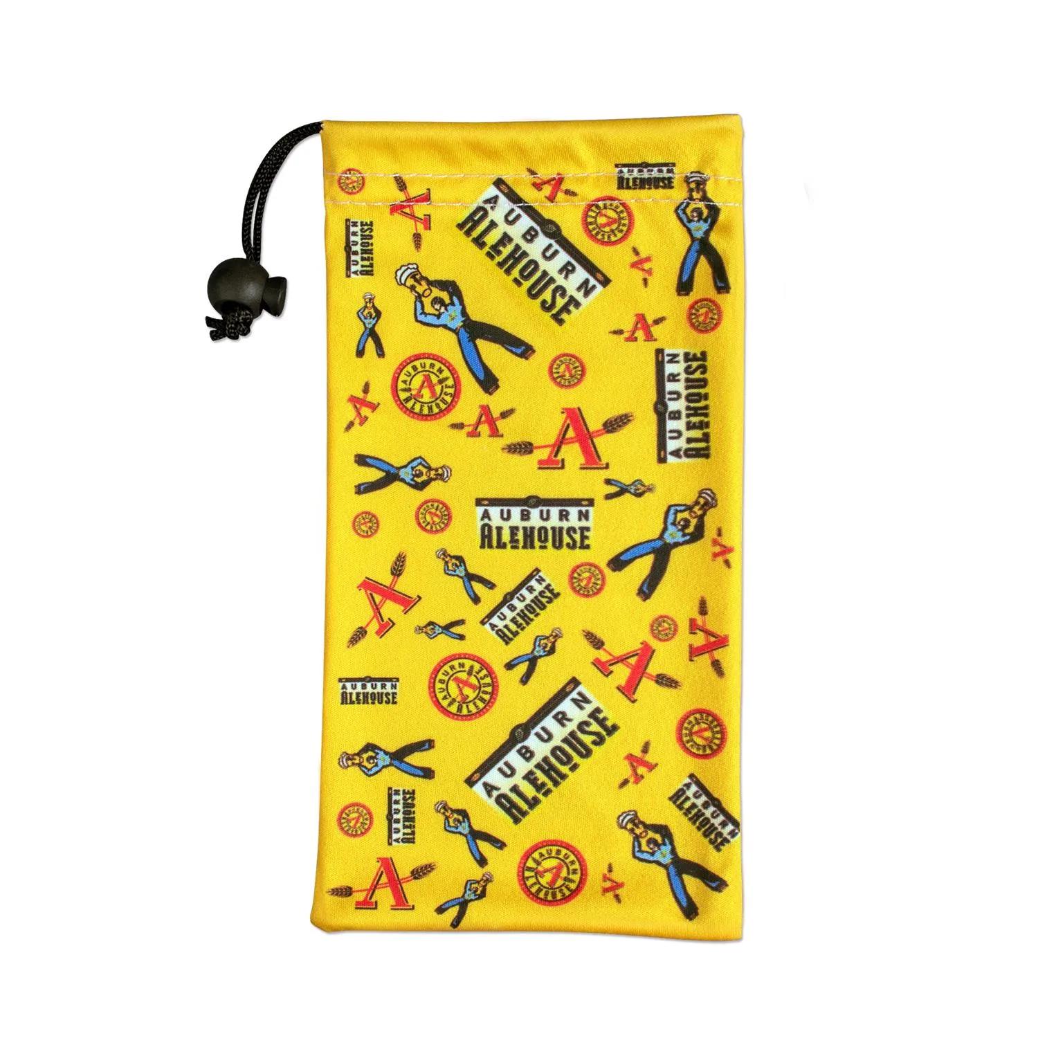 Microfiber Sunglass Pouch Adjustable Drawstring