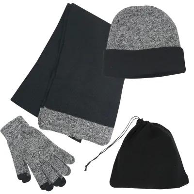 Cold Weather Set with Touchscreen Gloves (One Size) - product view 2