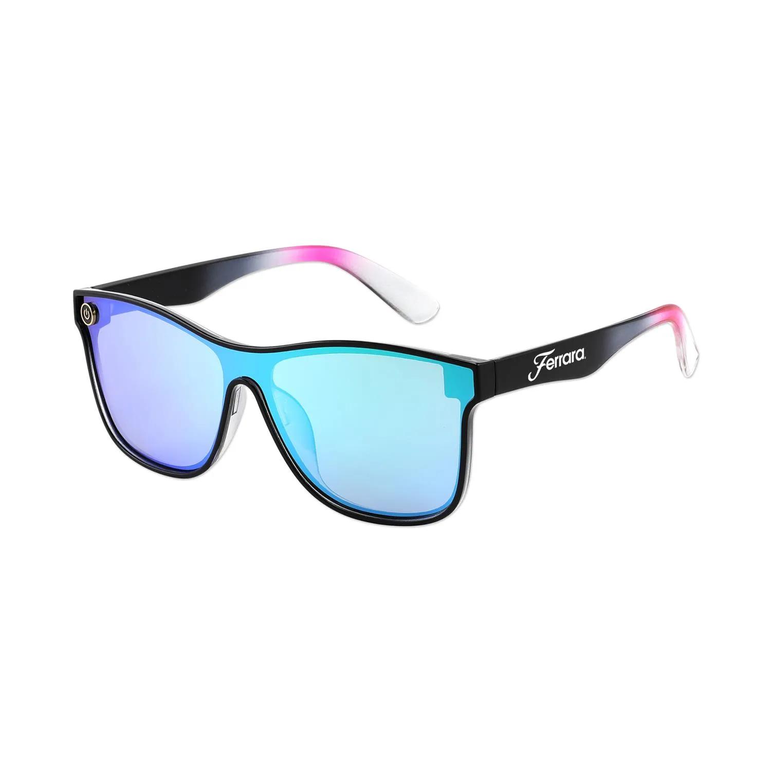 Sports Sunglasses Ombre Frame Blue Lens Unisex