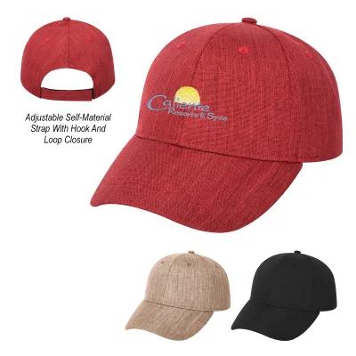 Cap Polyester Heathered 6-Panel Hamilton (Adjustable)