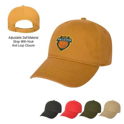 Custom Baseball Cap Cotton 6-Panel Low Profile (One Size)