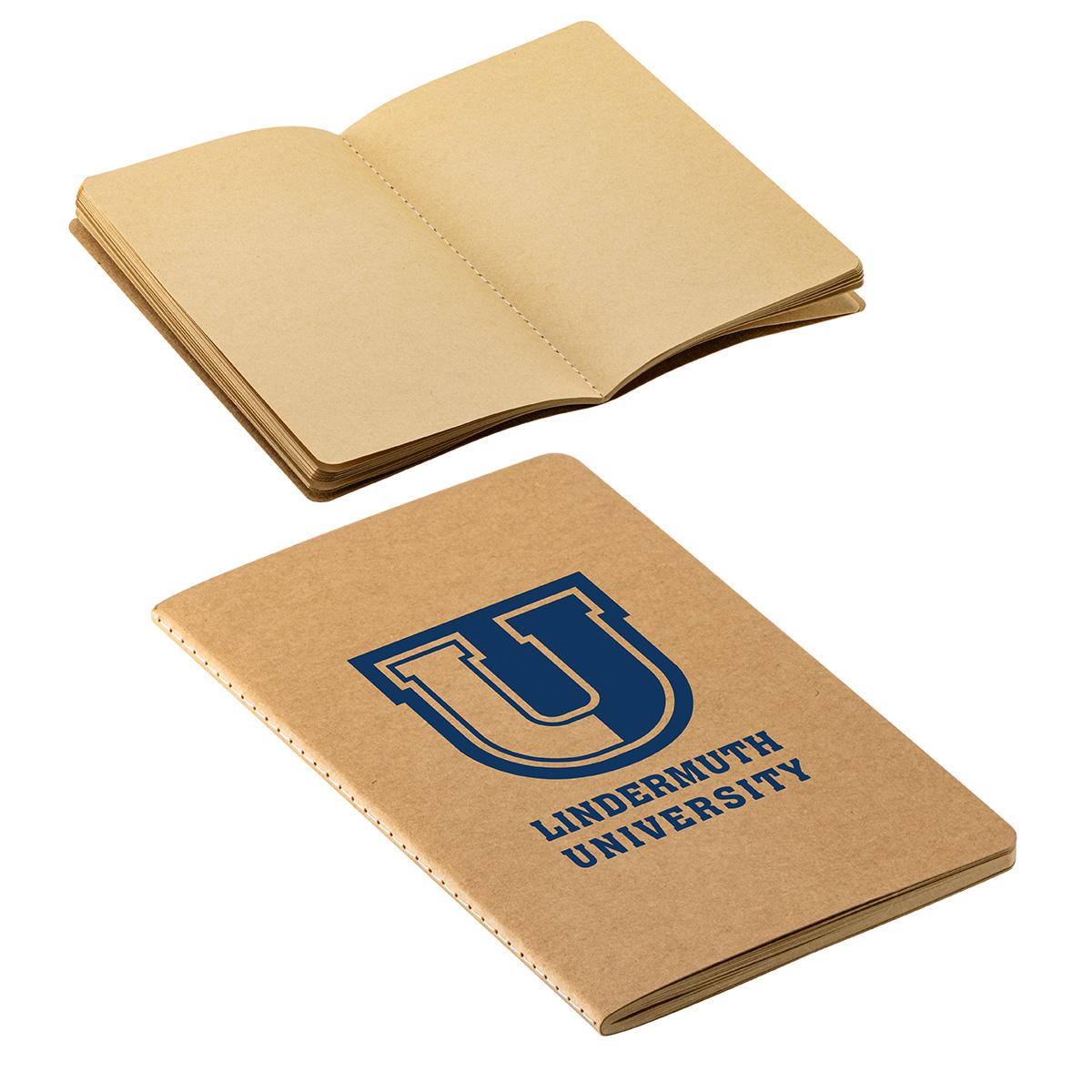 Evergreen Kraft Notebook - promotional product with custom logo