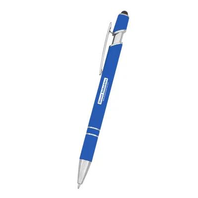 Stylus Pen Recycled rABS Plunger Action Blue Ink - 5.5 in - product view 2