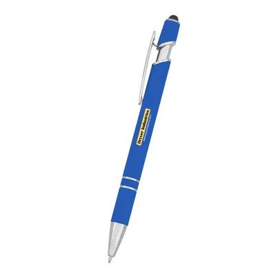 Stylus Pen Recycled rABS Plunger Action Blue Ink - 5.5 in - product view 10