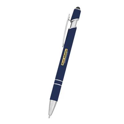 Stylus Pen Recycled rABS Plunger Action Blue Ink - 5.5 in - product view 16