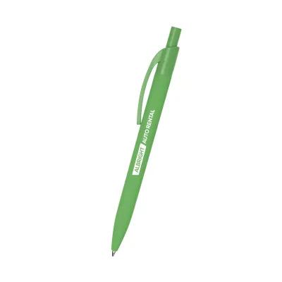 Pen Recycled Aluminum Rubberized Plunger Action - 5.5 in - product view 1