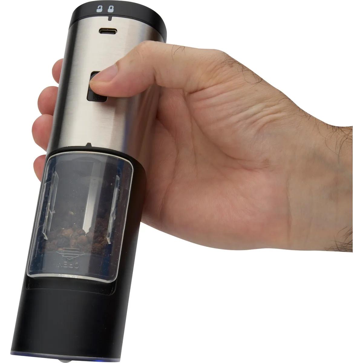 Rechargeable Salt or Pepper Spice Grinder - product view 6