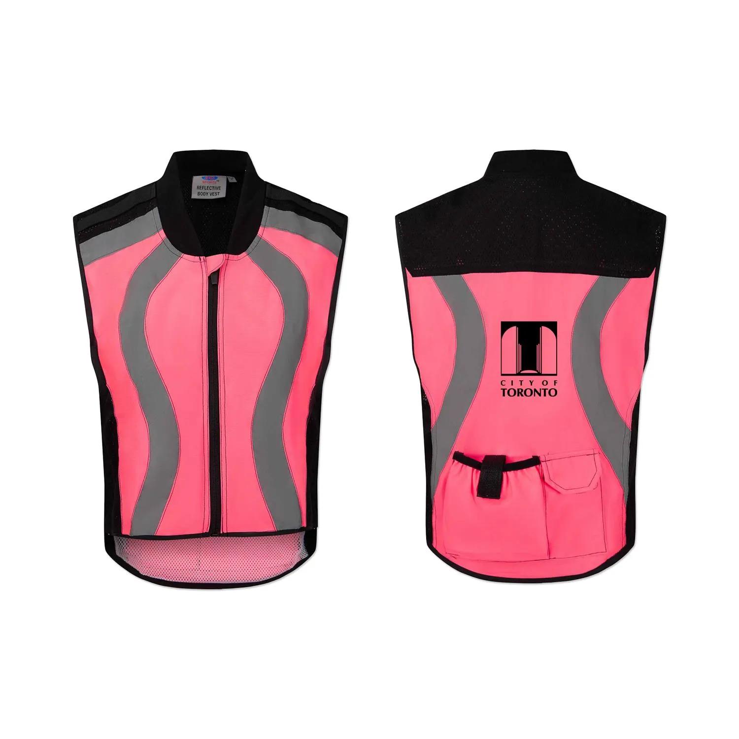 Reflective Safety Vest Polyester Night Vision Outdoor - product view 2
