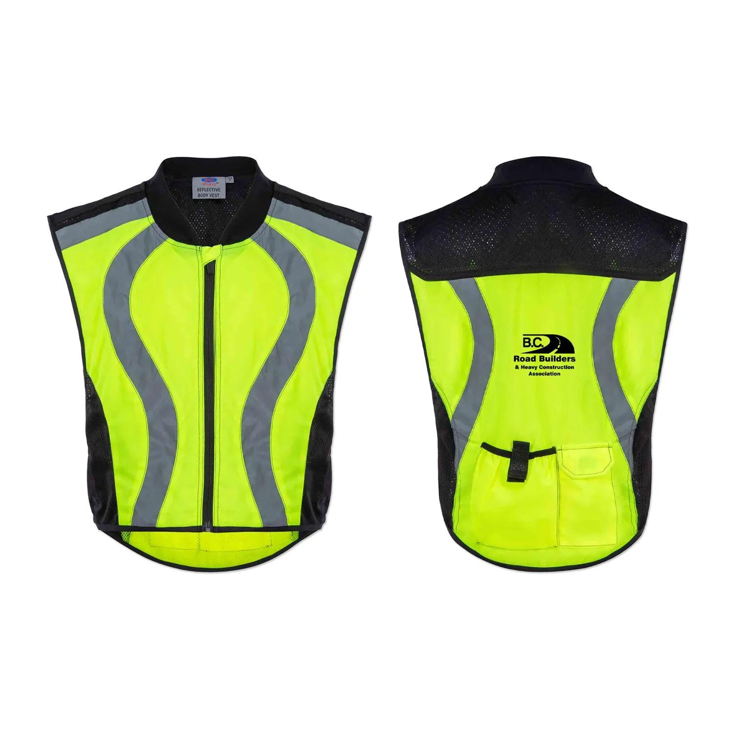 Reflective Safety Vest Polyester Night Vision Outdoor - product view 3