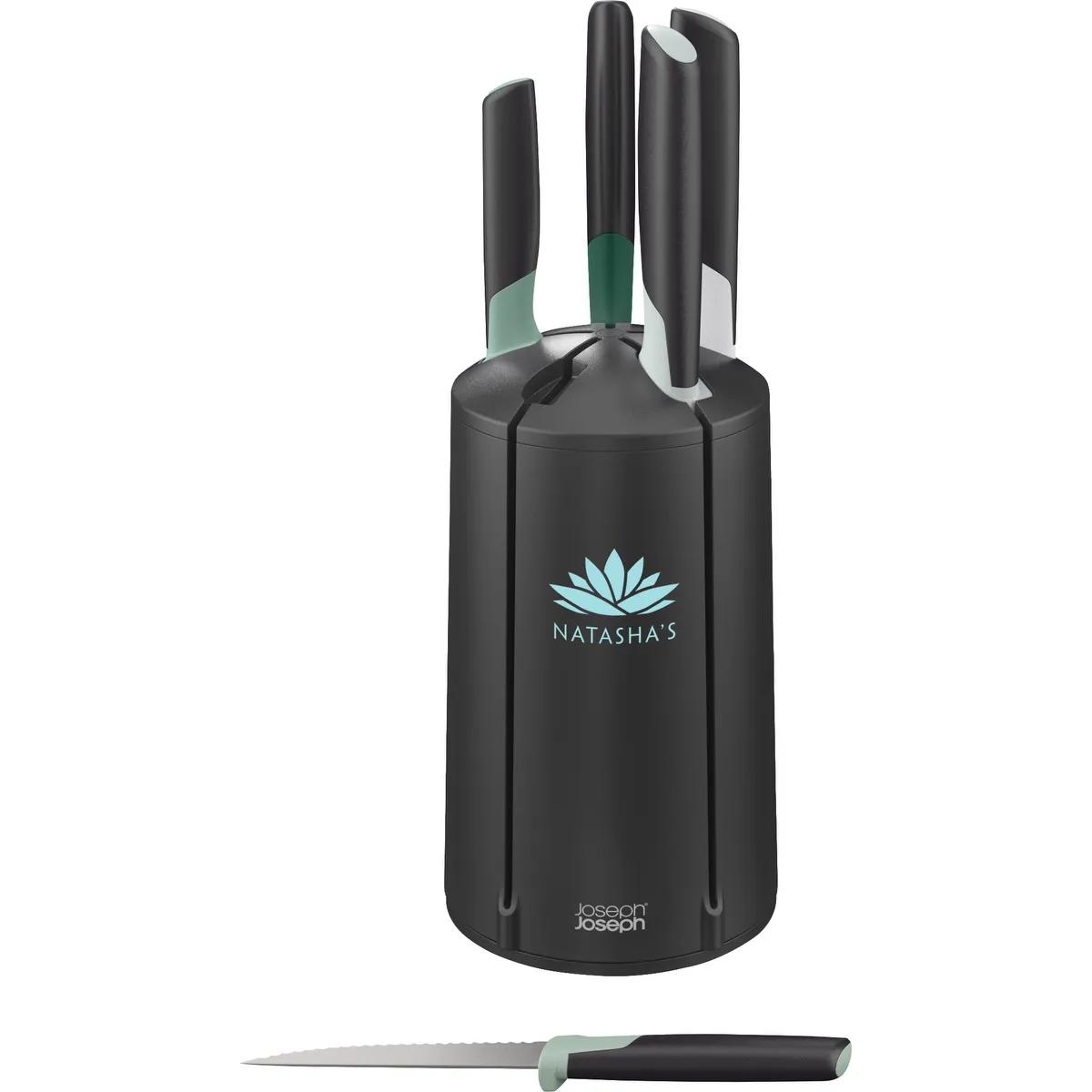 Joseph Joseph® Elevate™ Green Knives Carousel Set - product view 3