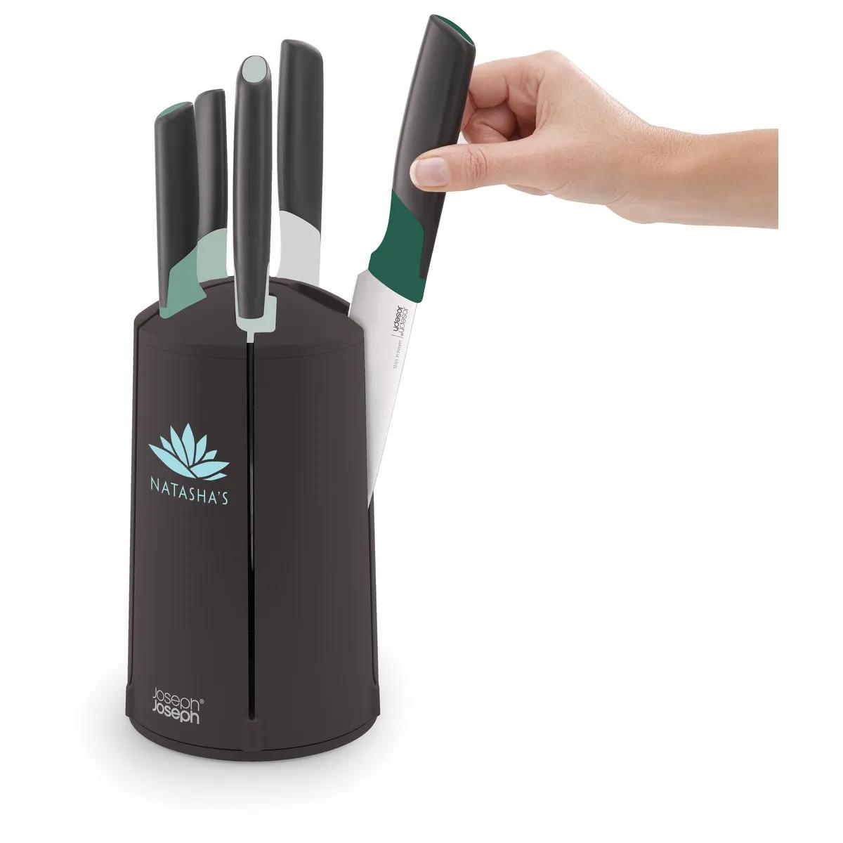 Joseph Joseph® Elevate™ Green Knives Carousel Set - product view 6