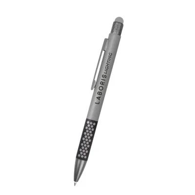 Stylus Pen Recycled Aluminum Rubberized Grip - 5.75 in