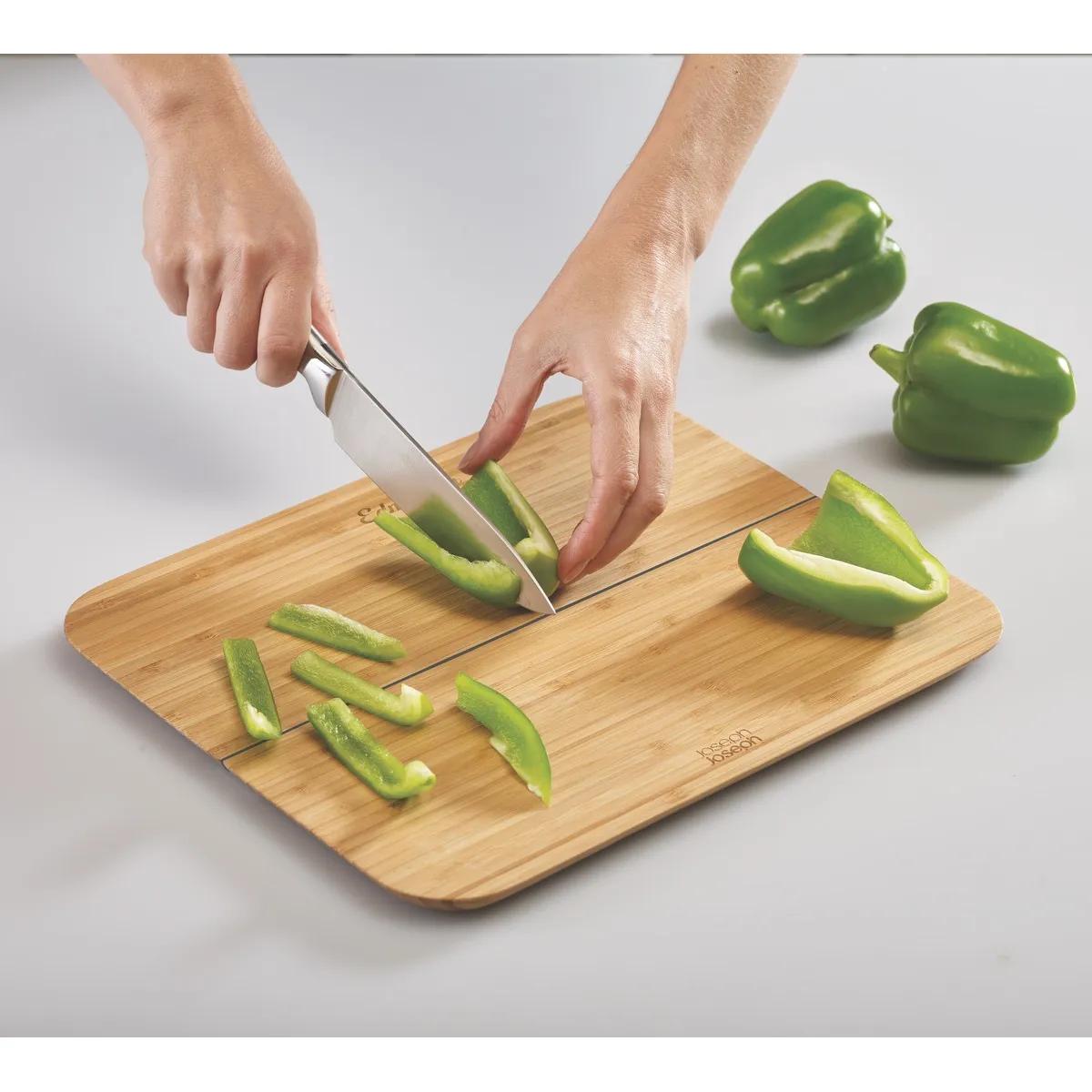 Joseph Joseph® Chop2Pot™ Bamboo Fold Cut Board - product view 4