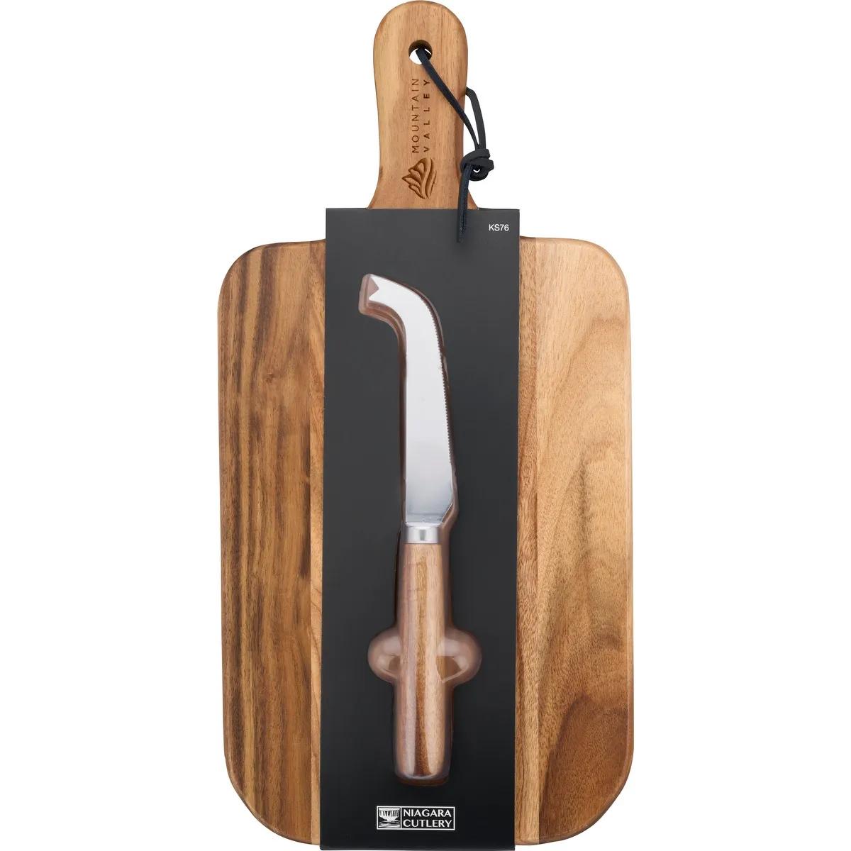 Niagara Cutlery™ Acacia Cheese Board Set - product view 6