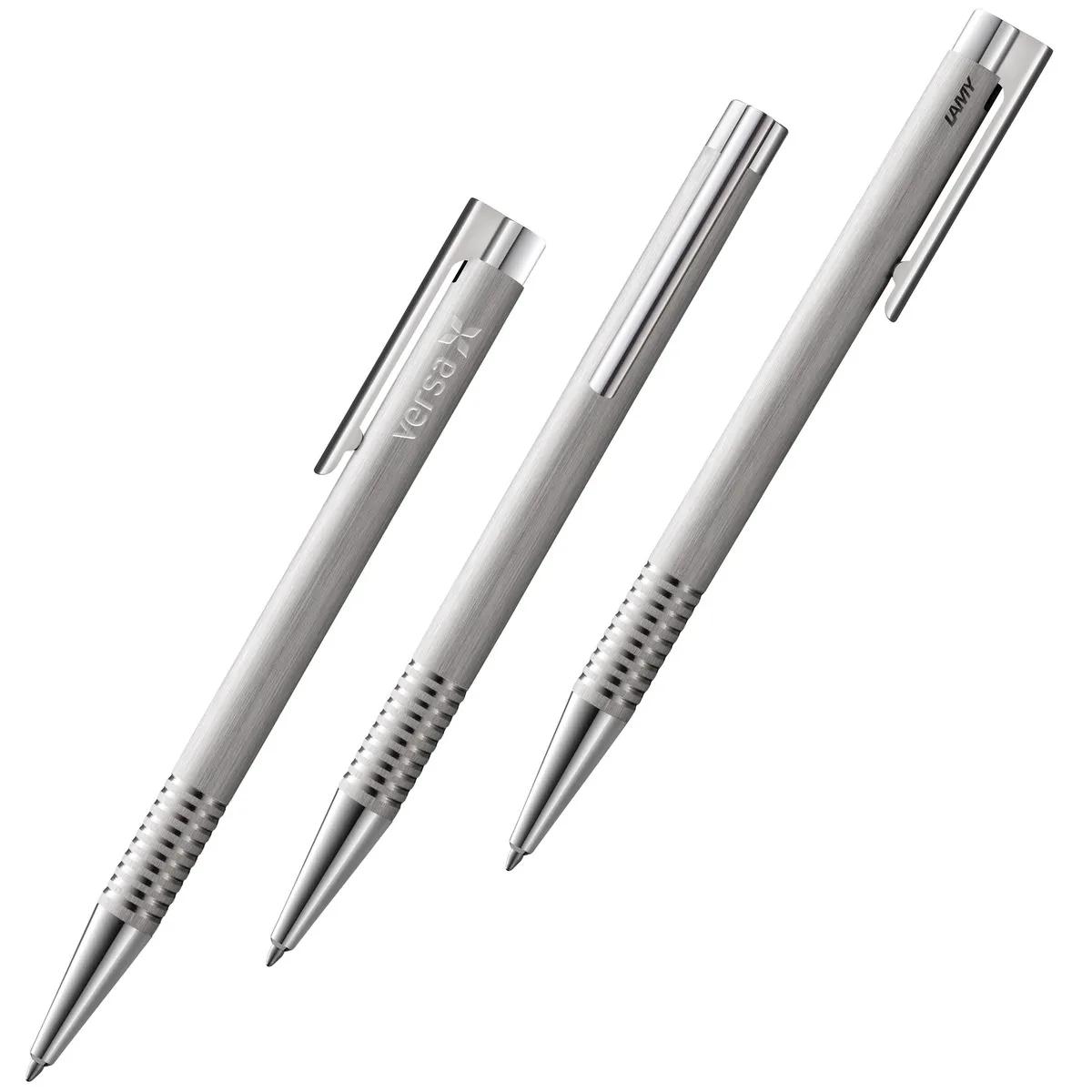LAMY Logo Brushed Stainless Steel Ballpoint Pen