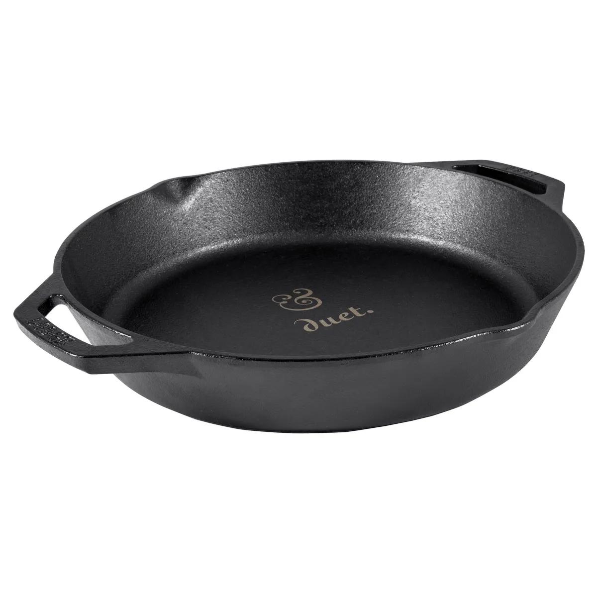 Lodge® 12" Cast Iron Dual Handle Pan