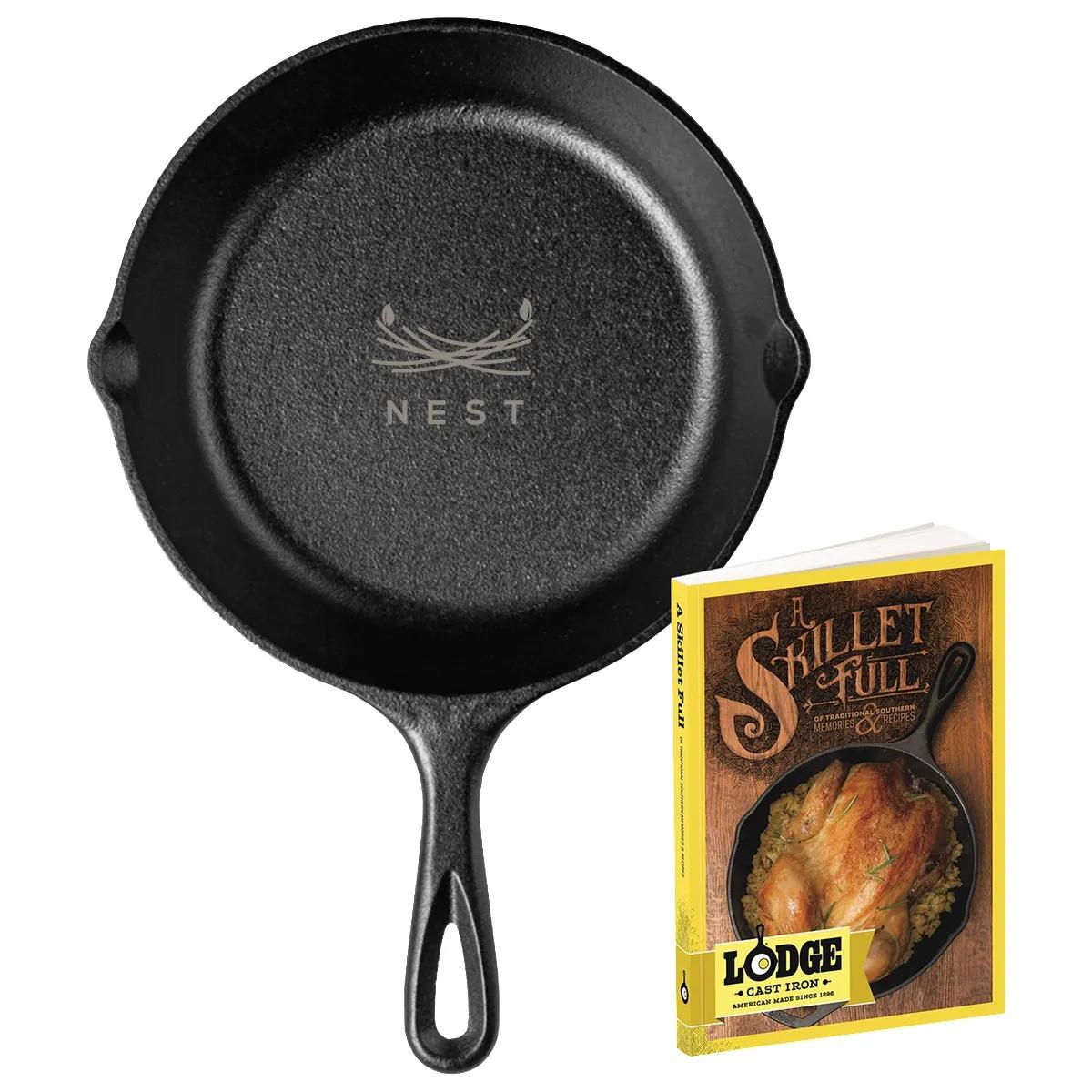 Lodge® 8" Cast Iron/Skillet Full Cookbook Gift Set - product view 3