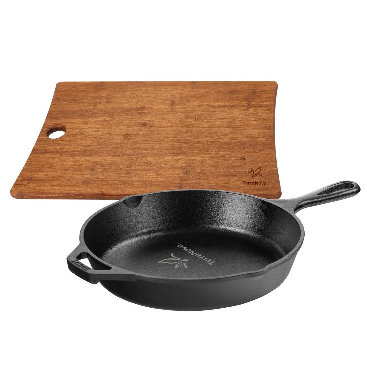 Lodge® 10.25" Cast Iron / Woodland Board Gift Set - product view 2