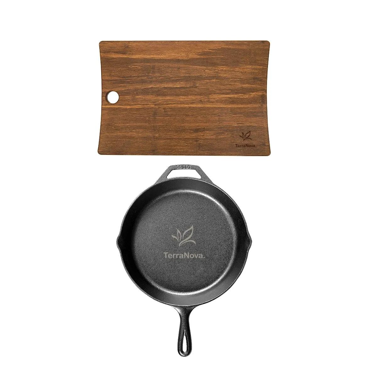Lodge® 10.25" Cast Iron / Woodland Board Gift Set - product view 3