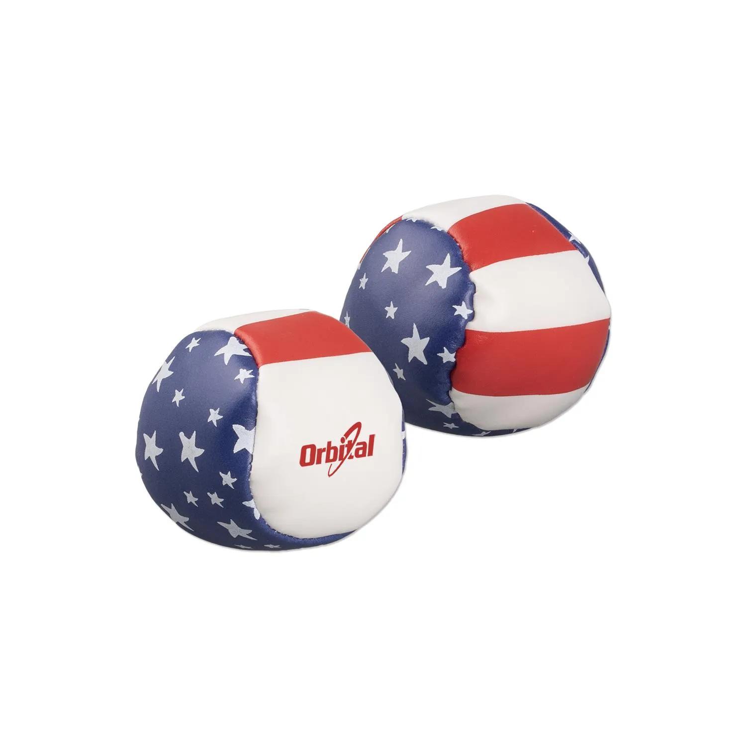 Patriotic Kickbag Vinyl Stars Stripes Design - Small