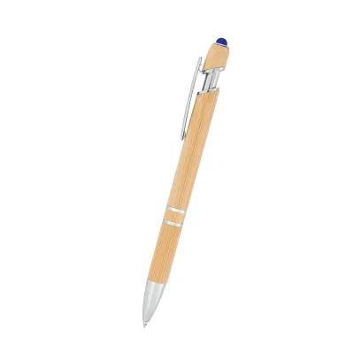 Bamboo Incline Pen with Stylus Plunger Action - 6 in - product view 10