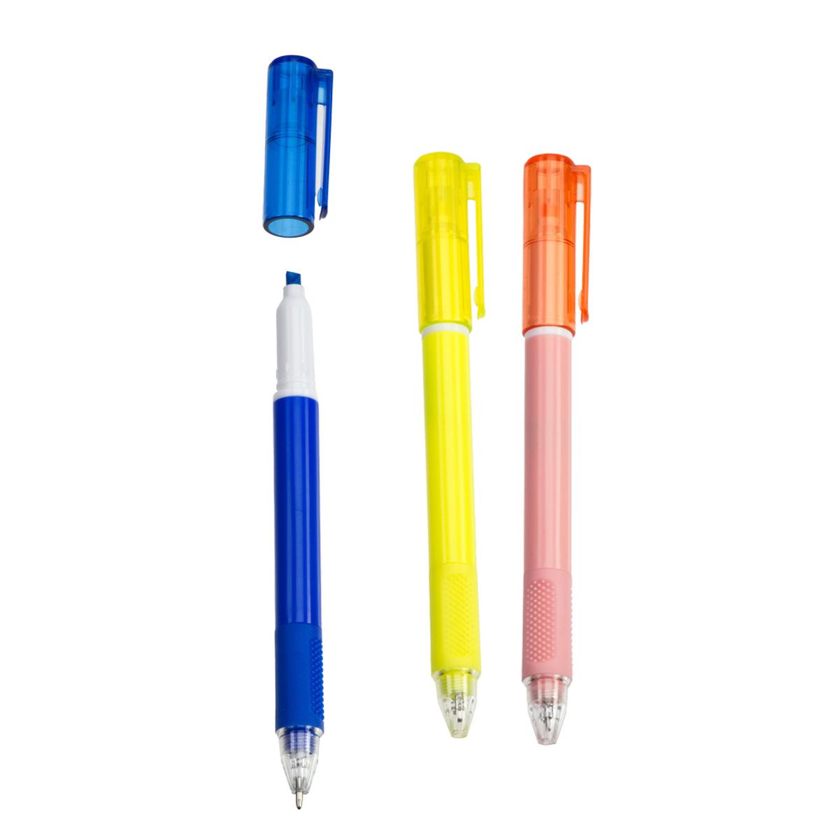 Skywriter Combo Recycled Plastic Ball Pen & Highlighter