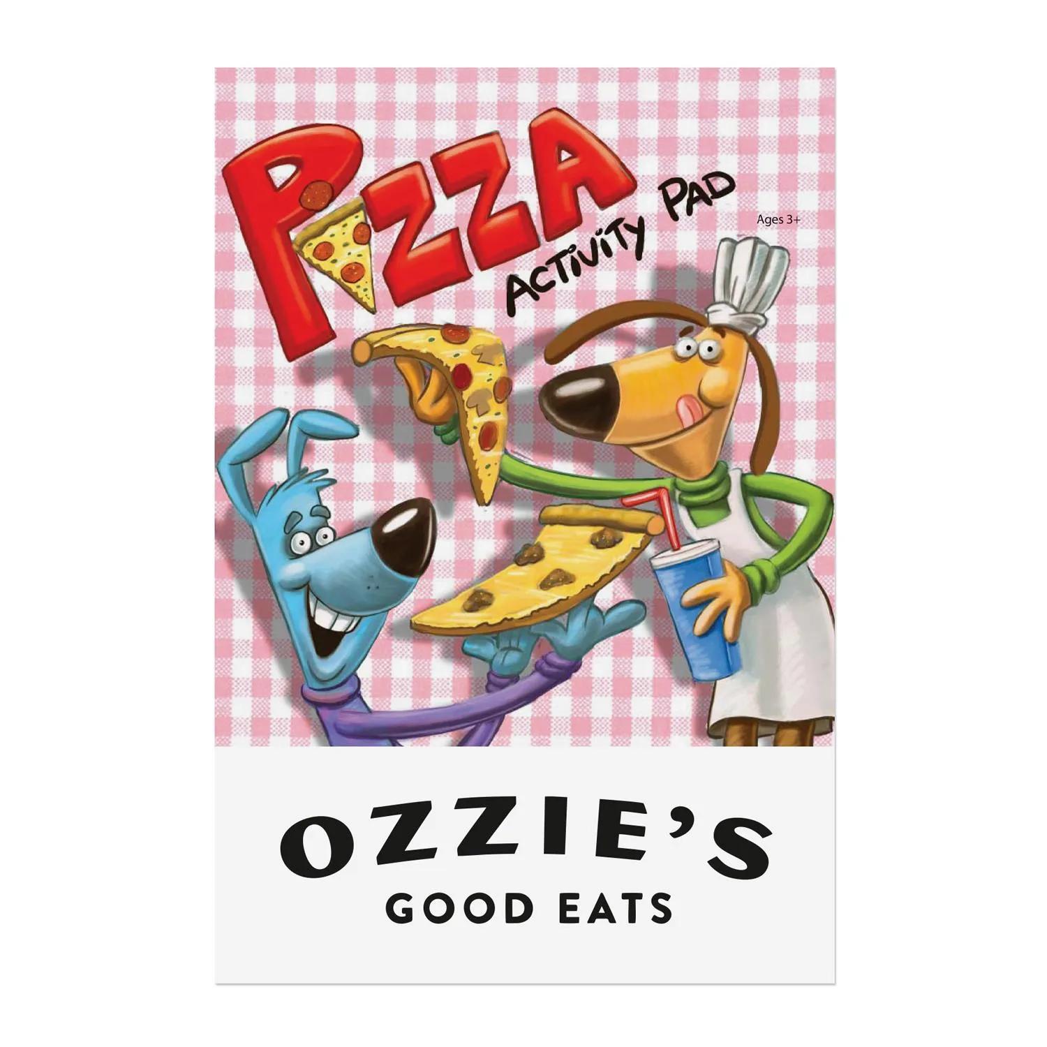 Pizza Activity Pad Coloring Book Kids Educational