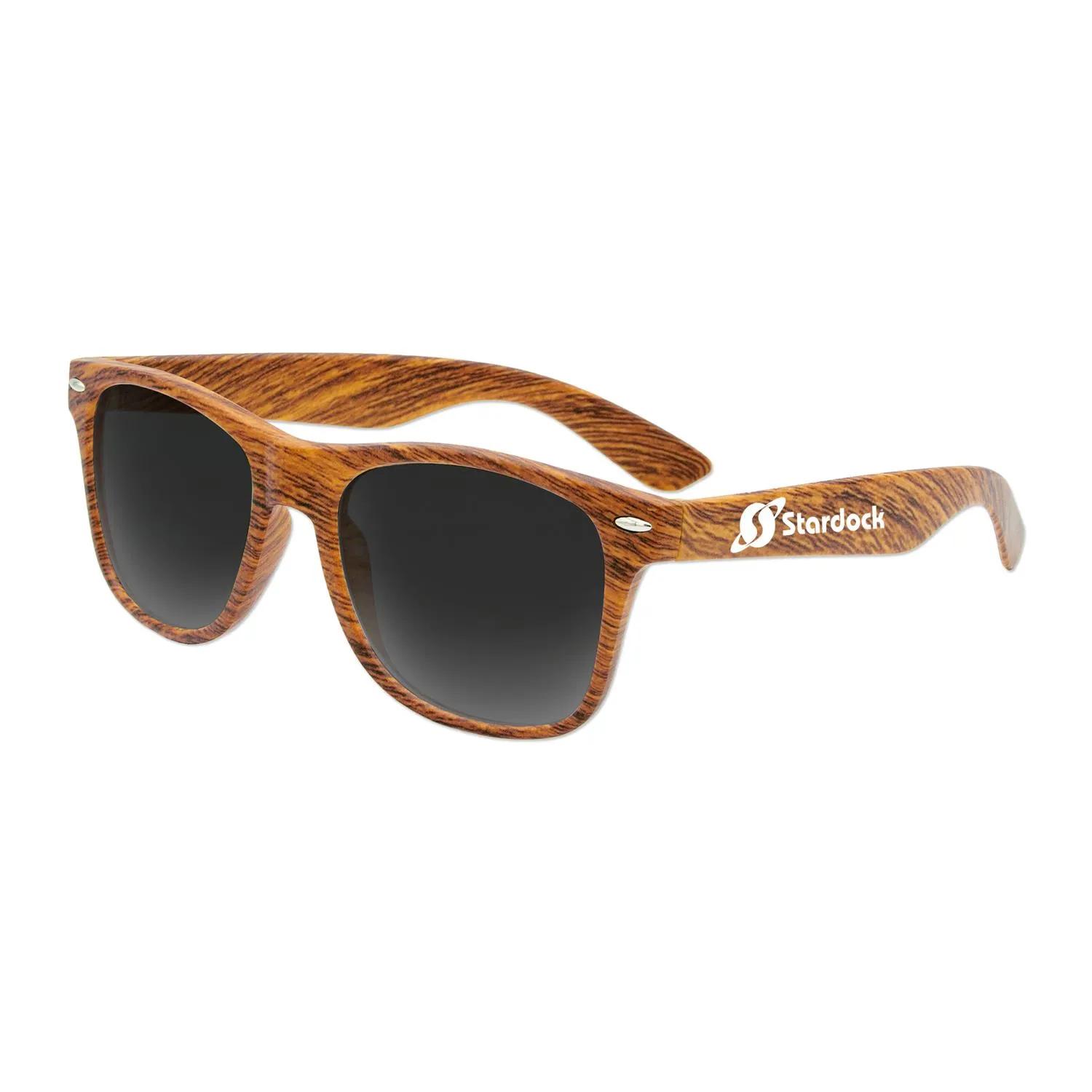 Polarized Sunglasses Wood Grain Iconic Anti Glare - product view 2