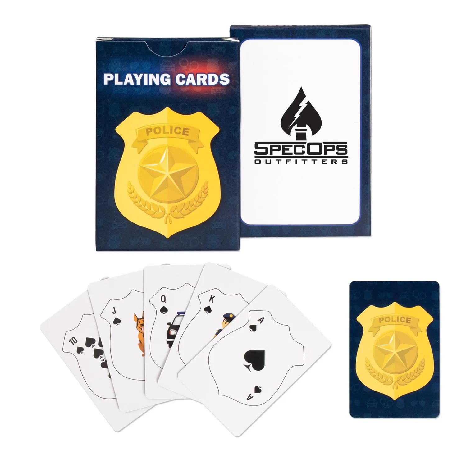 Police Safety Playing Cards Standard Size Deck