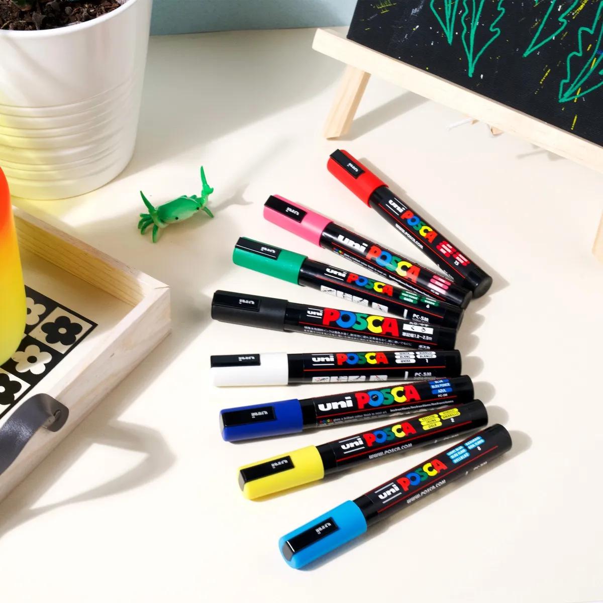 POSCA 8 Piece Basic Marker Set with Bag - Medium - product view 19