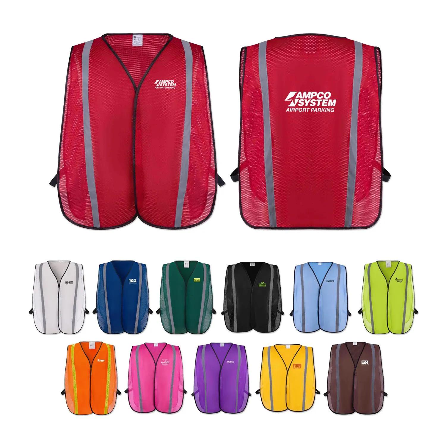 Safety Vest Poly Mesh Non-ANSI Polyester Visibility